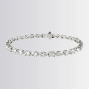 Lab Diamond Mixed Tennis Bracelet