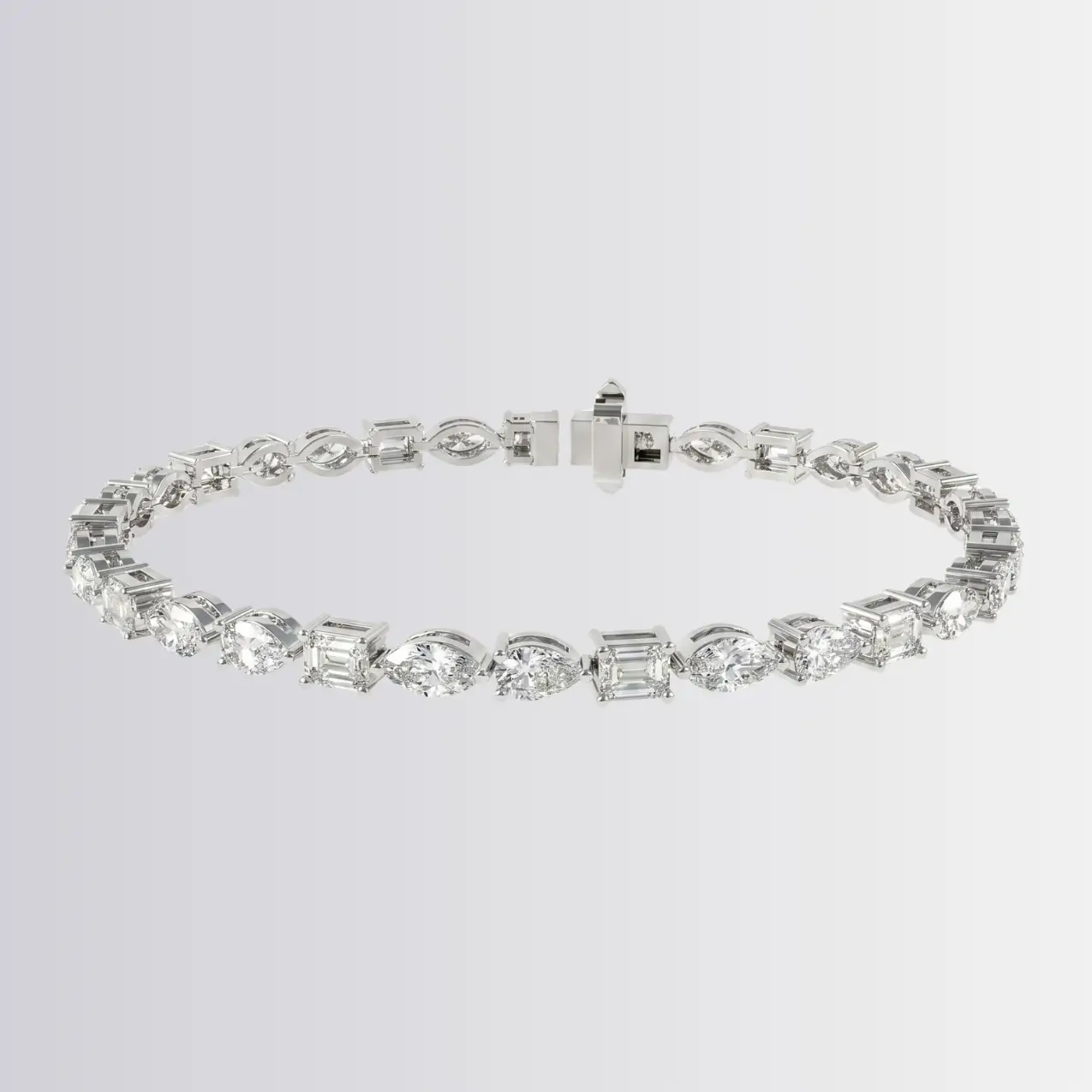 Lab Diamond Mixed Tennis Bracelet