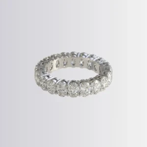 Lab Diamond Oval Full Eternity Ring