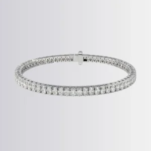 Lab Diamond Oval Tennis Bracelet