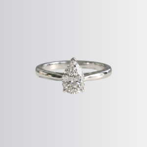 Pear Solitaire Engagement Ring