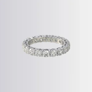 Lab Diamond Round Full Eternity Ring