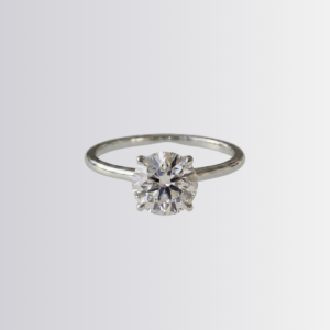 Round Solitaire Engagement Ring