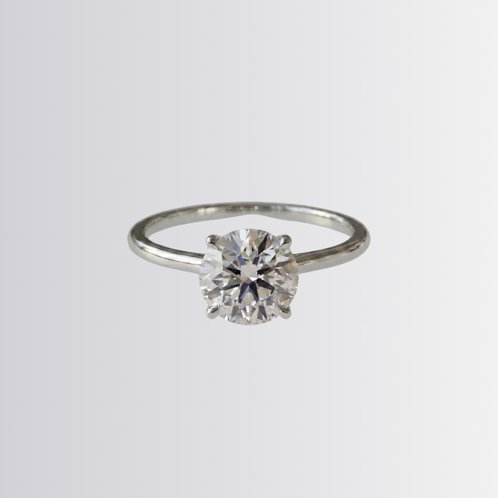 Round Solitaire Engagement Ring