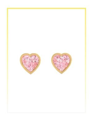 LJN Aurora Heart Studs