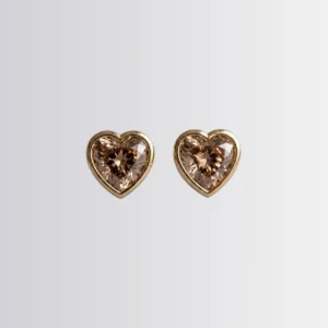 LJN Aurora Heart Studs