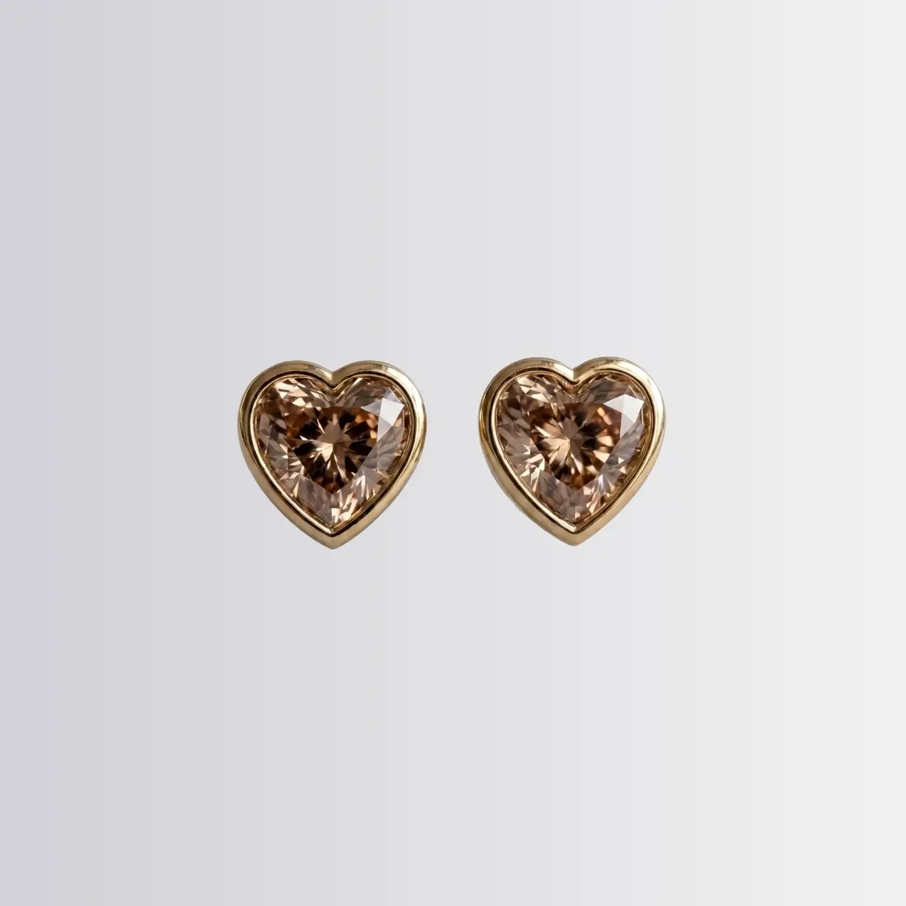 LJN Aurora Heart Studs