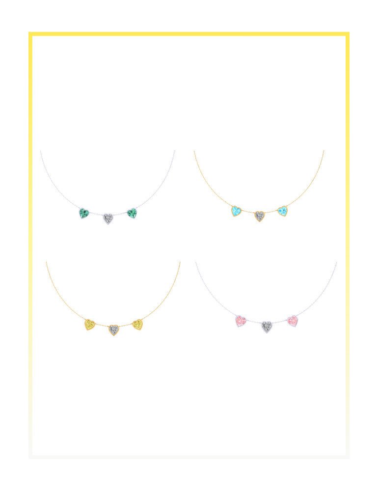 LJN Heart Trilogy Necklace - Image 3