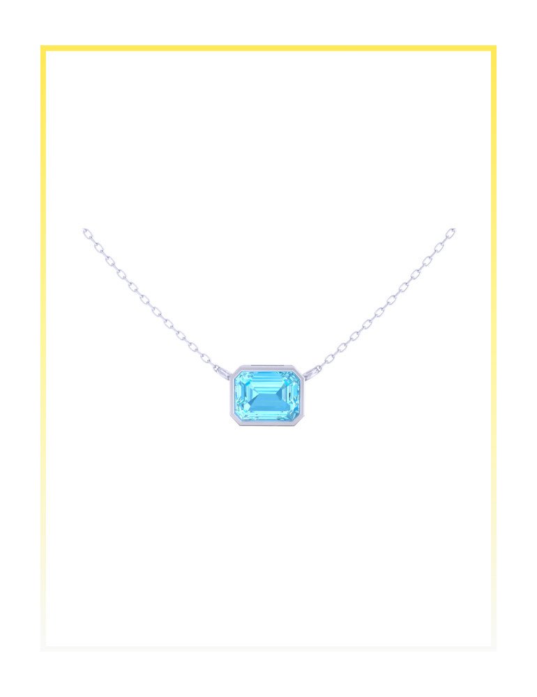 LJN Horizontal Emerald Pendant