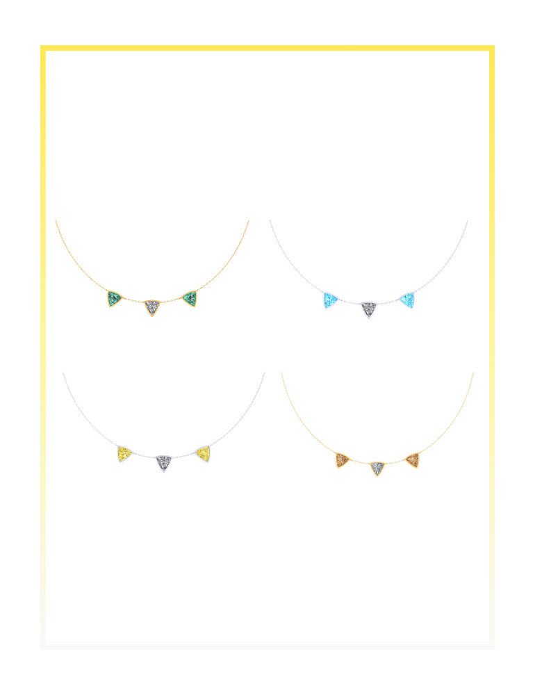 LJN Trillion Trilogy Necklace - Image 3